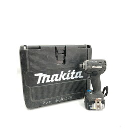 ▼▼【中古】MAKITA マキタ 電動工具 14.4V コードレス 充電式インパクトドライバ 充電器・充電池2個 ケース付 TD161D ブラック Bランク