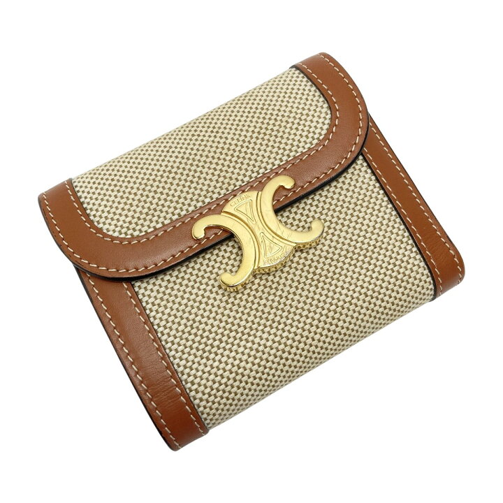 楽天市場】【中古】CELINE セリーヌ トリオンフ スモールウォレット  