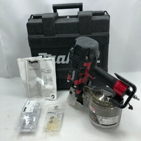 ◇◇【中古】MAKITA マキタ エア釘打ち ケース付 高圧 AN936H レッド Cランク