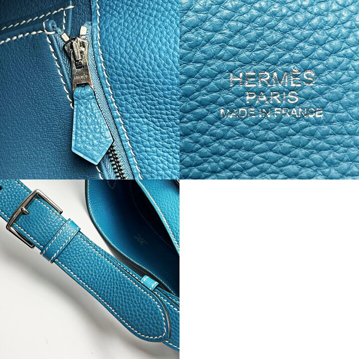 楽天市場】【中古】HERMES エルメス ソーケリー26 □L刻印 ブルー系  