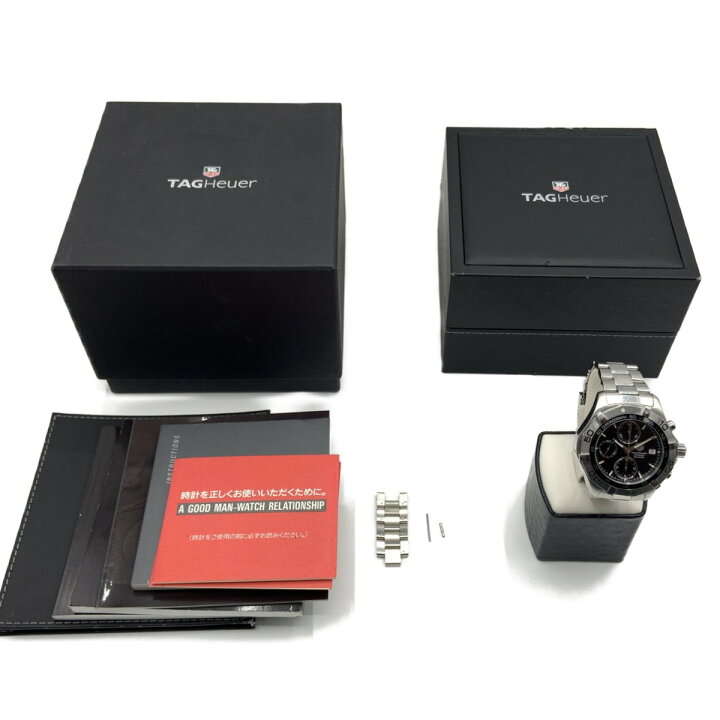 楽天市場】〇〇【中古】TAG HEUER タグホイヤー アクアレーサー クロノ  