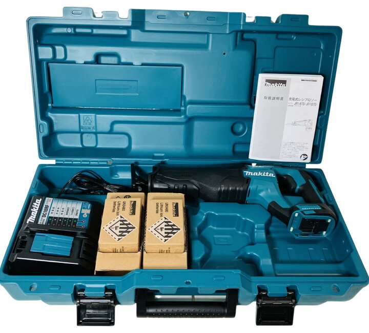 ЗЗMAKITA 縦 マキタ 18V レシプロソー バッテリー×2・充電器・ケース付  