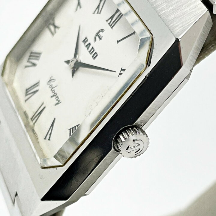 楽天市場】【中古】RADO ラドー Cologny コロニー シルバー×ホワイト 