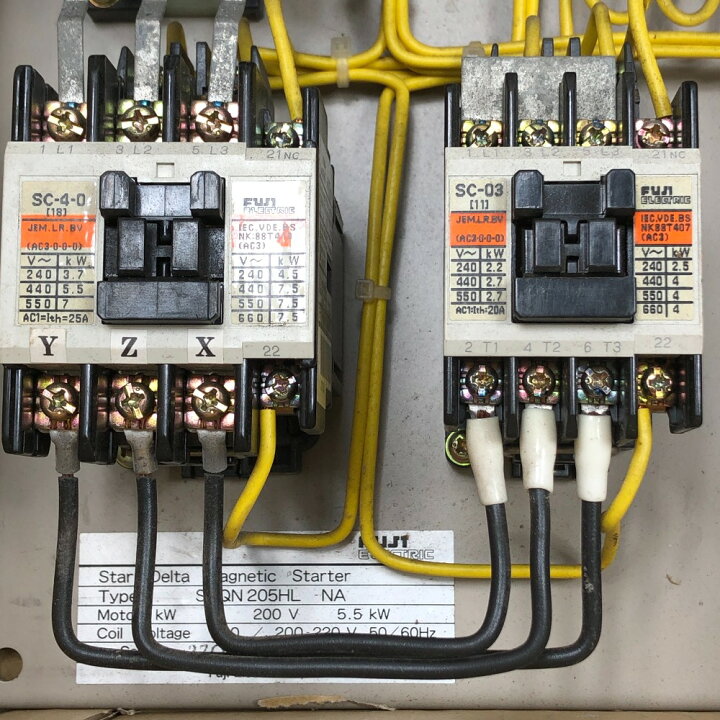 楽天市場】◇◇【中古】富士電機機器制御 スターデルタ始動器 工具関連 