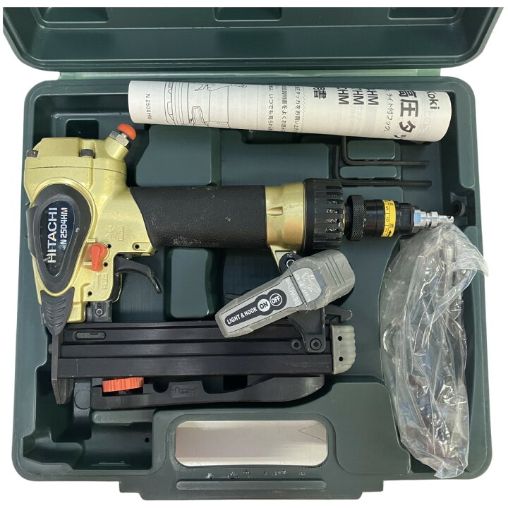 楽天市場】ЗЗ【中古】HITACHI 日立 (2) 25mm 高圧 エアタッカ ケース付 