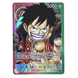 【中古】 ワンピースカード モンキー・D・ルフィ OP01-003 L パラレル Bランク