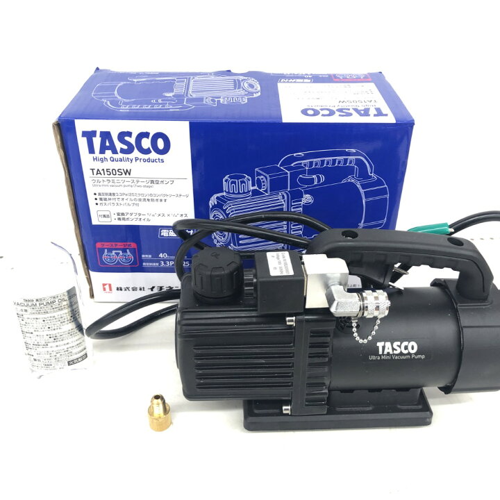 楽天市場】ДД【中古】TASCO 真空ポンプ 未使用品(S) TA150SW Sランク  