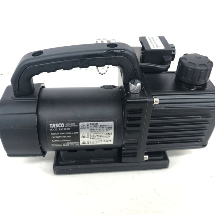 楽天市場】ДД【中古】TASCO 真空ポンプ 未使用品(S) TA150SW Sランク  