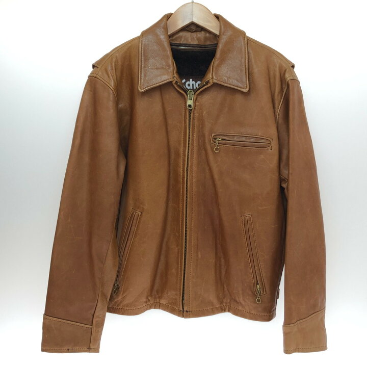 楽天市場】□□【中古】Schott ショット シングルライダースジャケット 