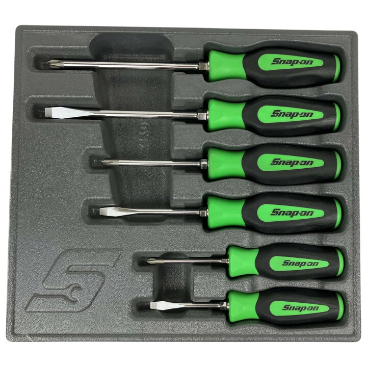 SNAP-ON ドライバー➕3➖5計8本セット(6本は未使用)スナップオン