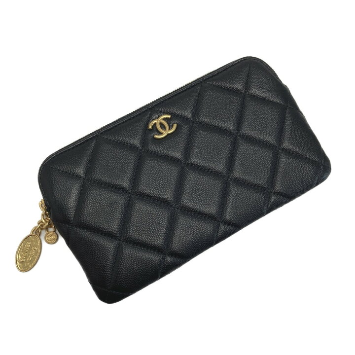 楽天市場】【中古】CHANEL シャネル ココマーク マトラッセ ポーチ  