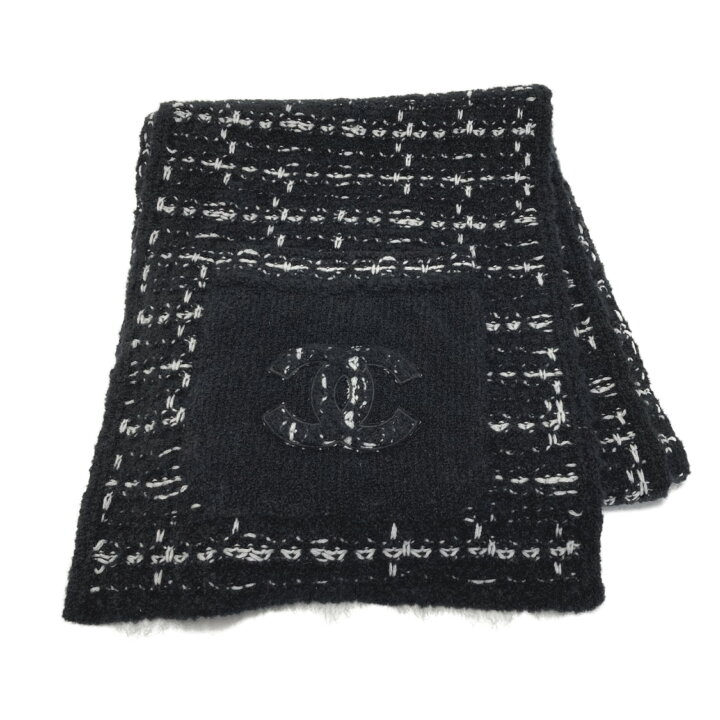 楽天市場】【中古】CHANEL シャネル ココマーク ポケット付き マフラー  