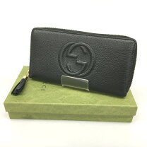 楽天市場】gucci(グッチ) soho ソーホー ラウンドファスナー長財布の通販