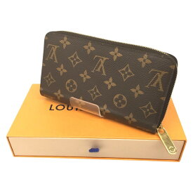 △△【中古】LOUIS VUITTON ルイヴィトン モノグラム ジッピーウォレット ラウンドファスナー長財布 M42616 Aランク