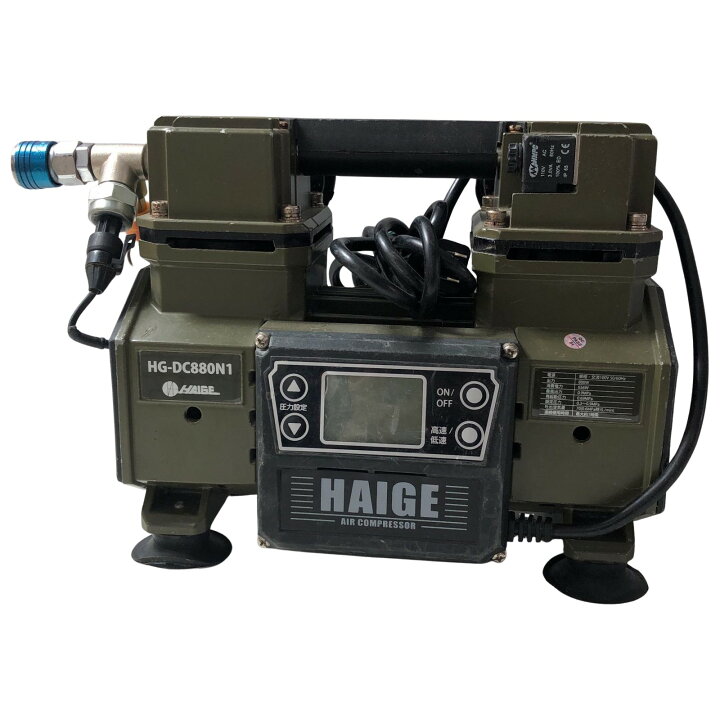 楽天市場】【中古】HAIGE コンプレッサー タンクレス オイルレス HG 