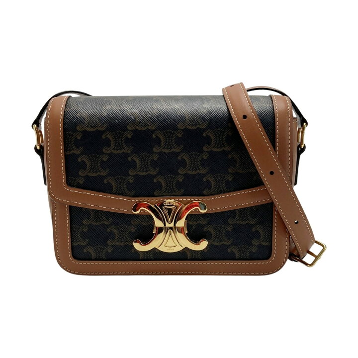 楽天市場】【中古】CELINE セリーヌ トリオンフ ショルダーバッグ 