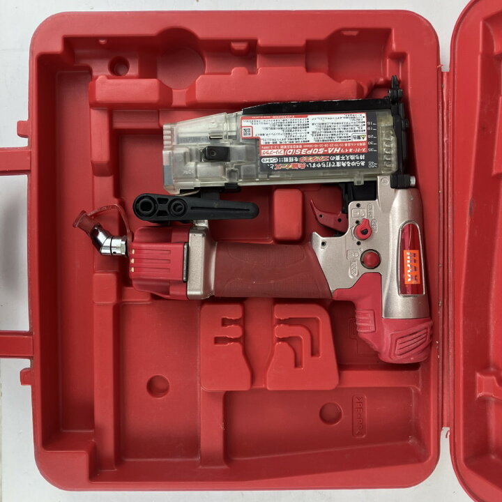 楽天市場】ЗЗ【中古】MAX マックス 50mm 高圧 ピンネイラ ケース付 HA 