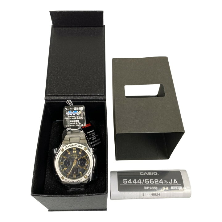 楽天市場】##【中古】CASIO カシオ G-SHOCK G-STEEL ソーラー電波時計 