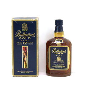 【中古】Ballantine's バランタイン GOLD SEAL 青ラベル スコッチ ウィスキー 1000mL 43度 Sランク 未開栓
