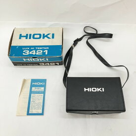 【中古】HIOKI 日置電機 照度計 LUX Hi TESTER ルクスハイテスタ 3421 ジャンク品 現状渡し Dランク