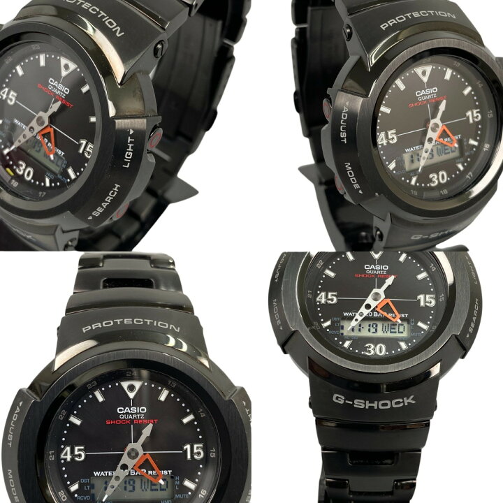 G-SHOCK AWM-500 UNITED ARROWS EXCLUSIVE/電波ソーラー/BLK/AWM-500 
