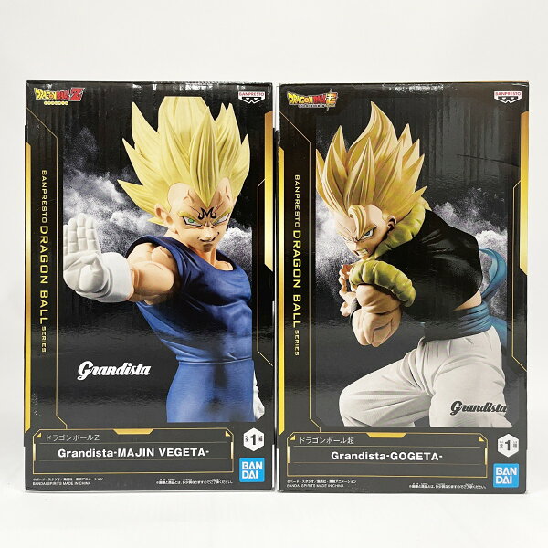【中古】BANDAI バンダイ ドラゴンボールZ Grandista MAJIN VEGETA ドラゴンボール超 Grandista GOGETA 2体セット  Nランク