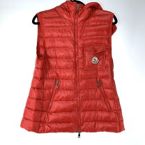 楽天市場】MONCLER ダウンベスト レッド（メンズファッション）の通販