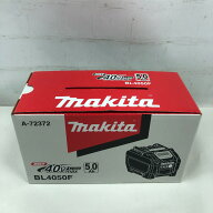 【中古】MAKITA マキタ 工具関連用品 バッテリー 未使用品(S) 40v 5.0Ah BL4050F ブラック Sランク