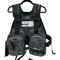 【中古】SHIMANO シマノ ゲームベストライト VF-068T グレーダックカモ フリーサイズ Bランク
