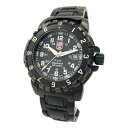 【中古】LUMINOX ルミノックス Nighthawk ナイトホーク 6400 シリーズ 200 meters クォーツ腕時計 F-117 ブラック Bラ…