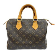 【中古】LOUIS VUITTON ルイヴィトン バッグ モノグラム スピーディ-25 M41528 ブラウン系 Cランク