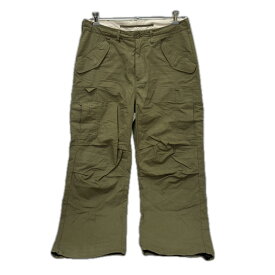 【中古】UNIVERSAL OVERALL パンツ カーゴパンツ SIZE L 古着 U2611660 オリーブ Cランク