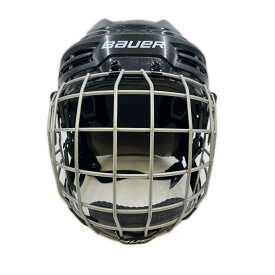 【中古】Bauer バウアー アイスホッケーヘルメット　フェイスガード付き　SIZE M ブラック Cランク