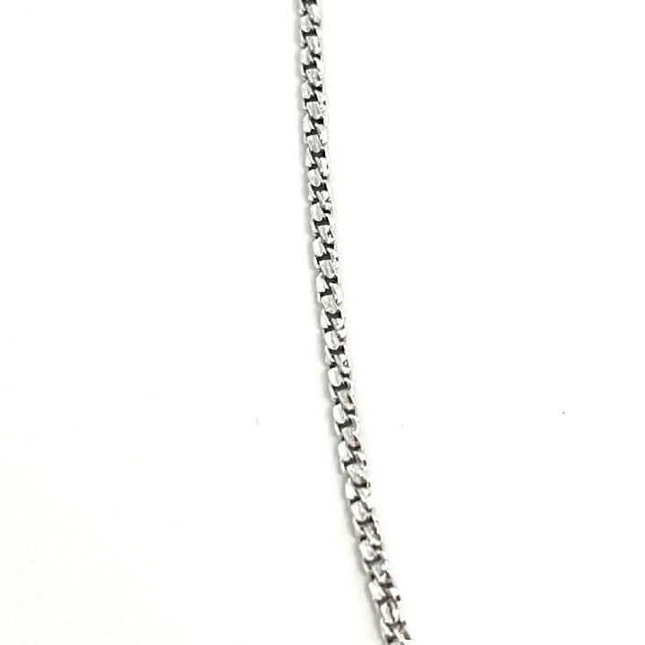 楽天市場】18金 ホワイトゴールド ベネチアンツイスト 45cm 幅0.7mm 