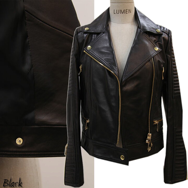 楽天市場】【OFF Price】ライダースジャケット ゴールドジッパー  