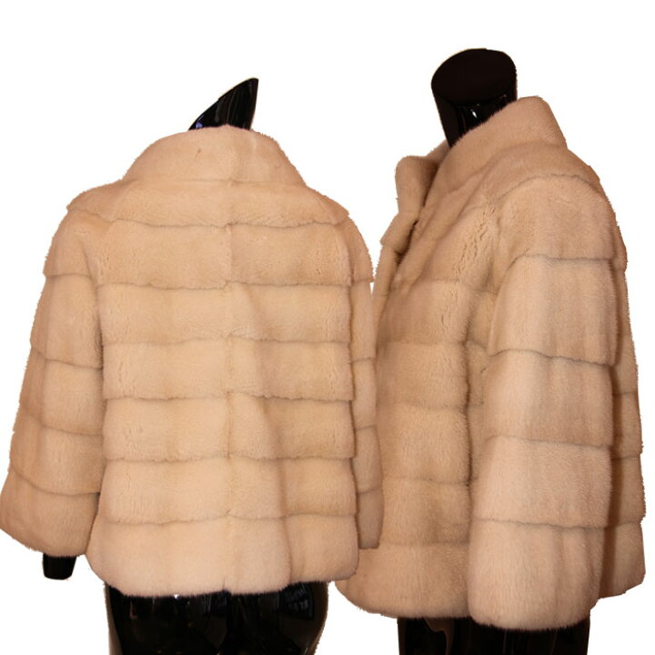 楽天市場】【OFF Price】4フックミンクジャケット ミンクコート 毛皮 