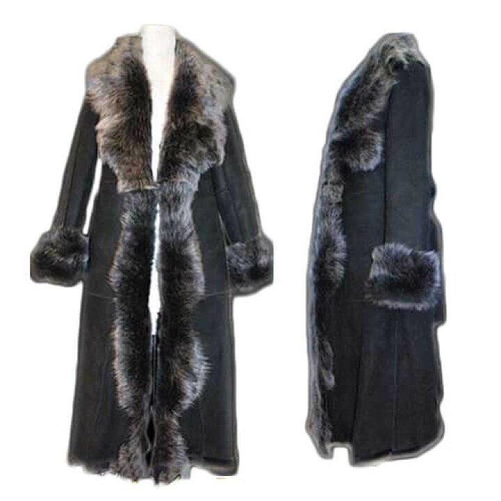 楽天市場 人気商品 オリジナル ムートンコート ロング レディース ムートン コート アウター ロングコート 竹原クロージング