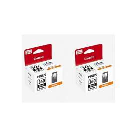 BC-360　ブラック　標準　2個セット　CANON　インクカートリッジ　純正品　BC360