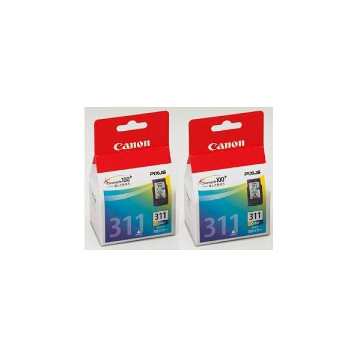 楽天市場】BC-311 CANON インクカートリッジ 純正品 2個セット BC311 