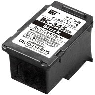 BC-345　ブラック　ECI-C345B-V　エコリカ　リサイクルインク