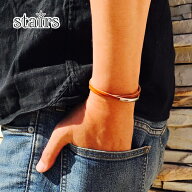 ブレスレット メンズ レザー メンズブレスレット 牛革 本革ブレスレット ラップブレスレット シルバー プ…