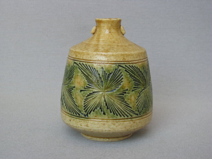 黄瀬戸焼 花器 仙山窯 （黄瀬戸焼 花器 仙山窯 花瓶・フラワースタンド）