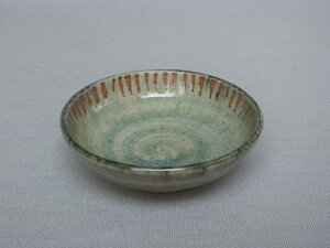 【瀬戸焼/せとやき/せともの】【取鉢/小鉢/小付】灰釉十草3.5小付