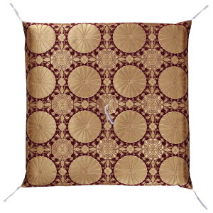 仏壇 座布団 御前座布団 「中金十六菊」 No.26/座布団 仏間用座布団 仏前座布団 お寺様用座布団 寺院 お寺用座布団 法事 お坊さん お寺さん 住職