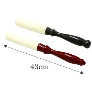 【りん棒】 白皮金撥【黒or朱】 14号(1.4尺)