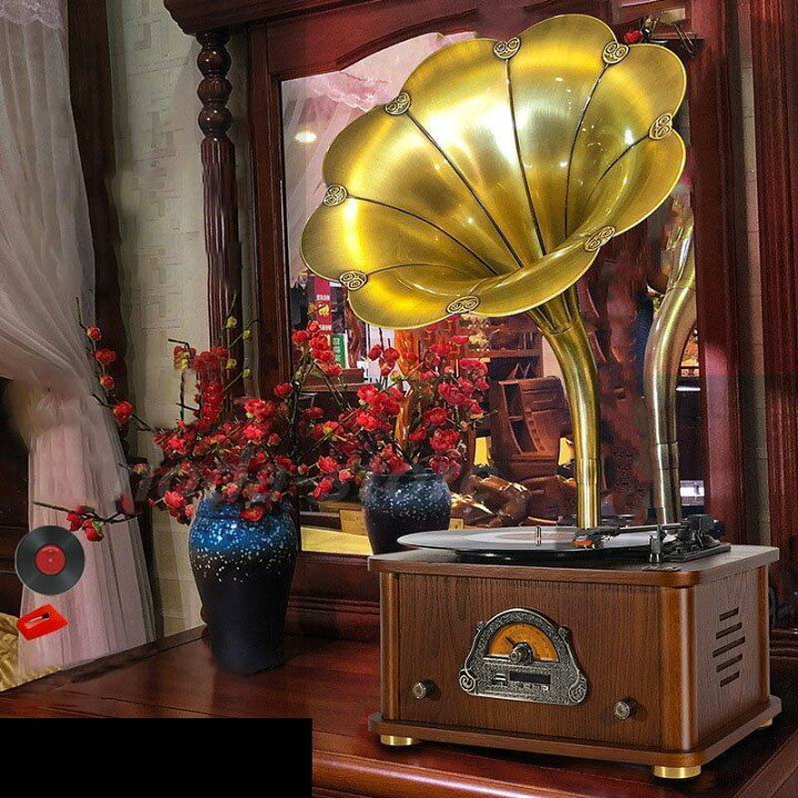 楽天市場】貴族高級軽い贅沢品 レトロな最高コレクション 蓄音機 SP盤 