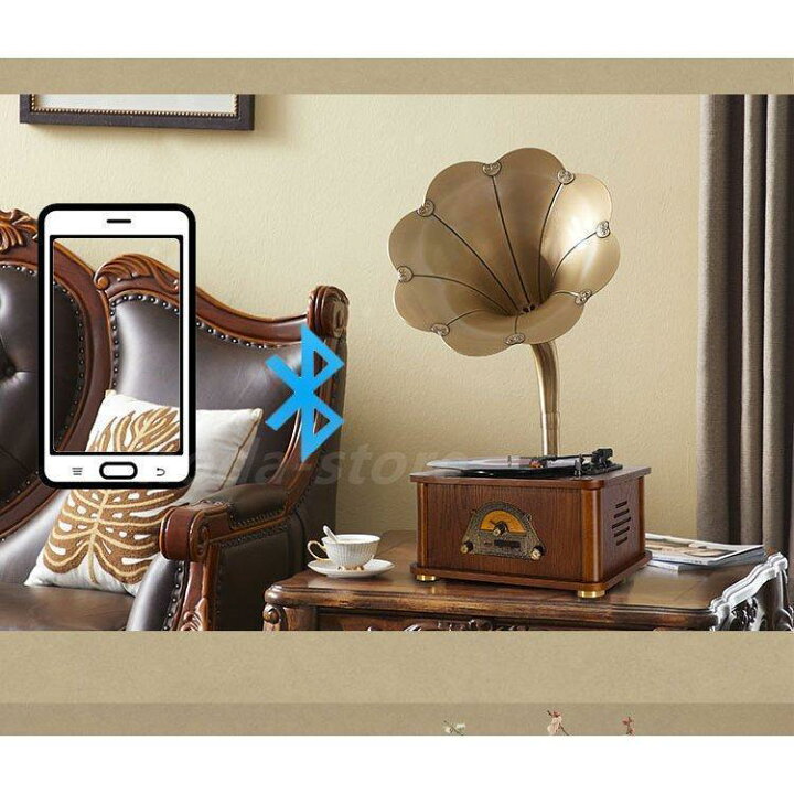 楽天市場】貴族高級軽い贅沢品 レトロな最高コレクション 蓄音機 SP盤 