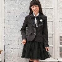 卒業式スーツ女の子DECORAPINKY'Sデコラピンキーズ送料無料子供服モノトーンミックス150cm・160cm・165cm