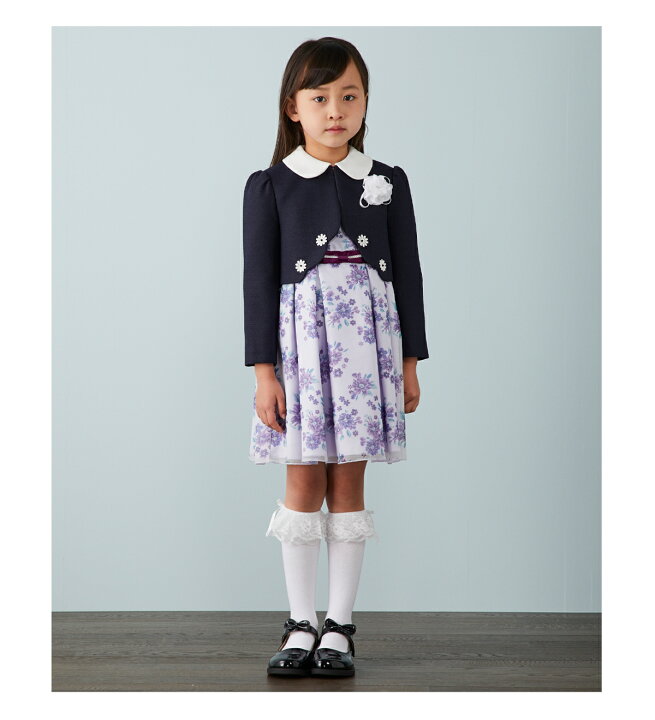 楽天市場】入学式 スーツ 女の子 卒園式 ワンピース ボレロ セット  