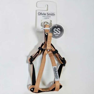 【最大2000円OFFクーポン配布中】 オリビアスミス ドッグハーネス ベージュ SSサイズ (犬用ハーネス) 【メール便可】